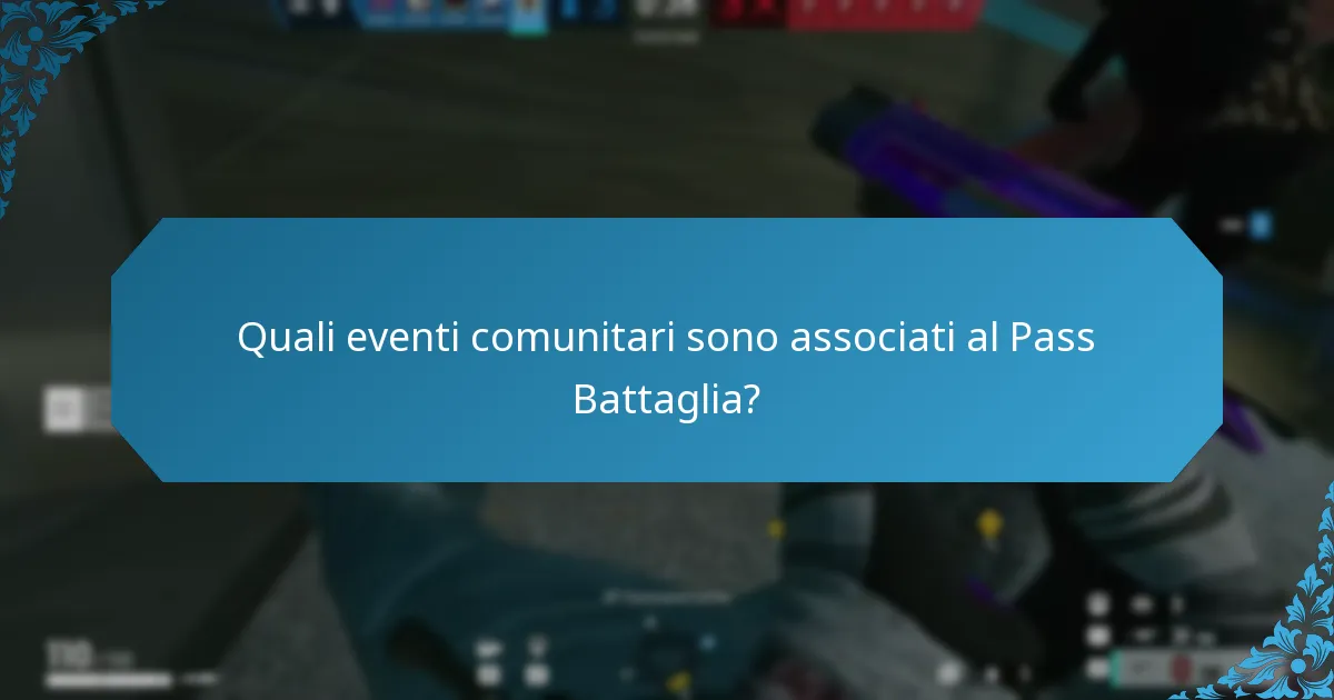 Quali eventi comunitari sono associati al Pass Battaglia?